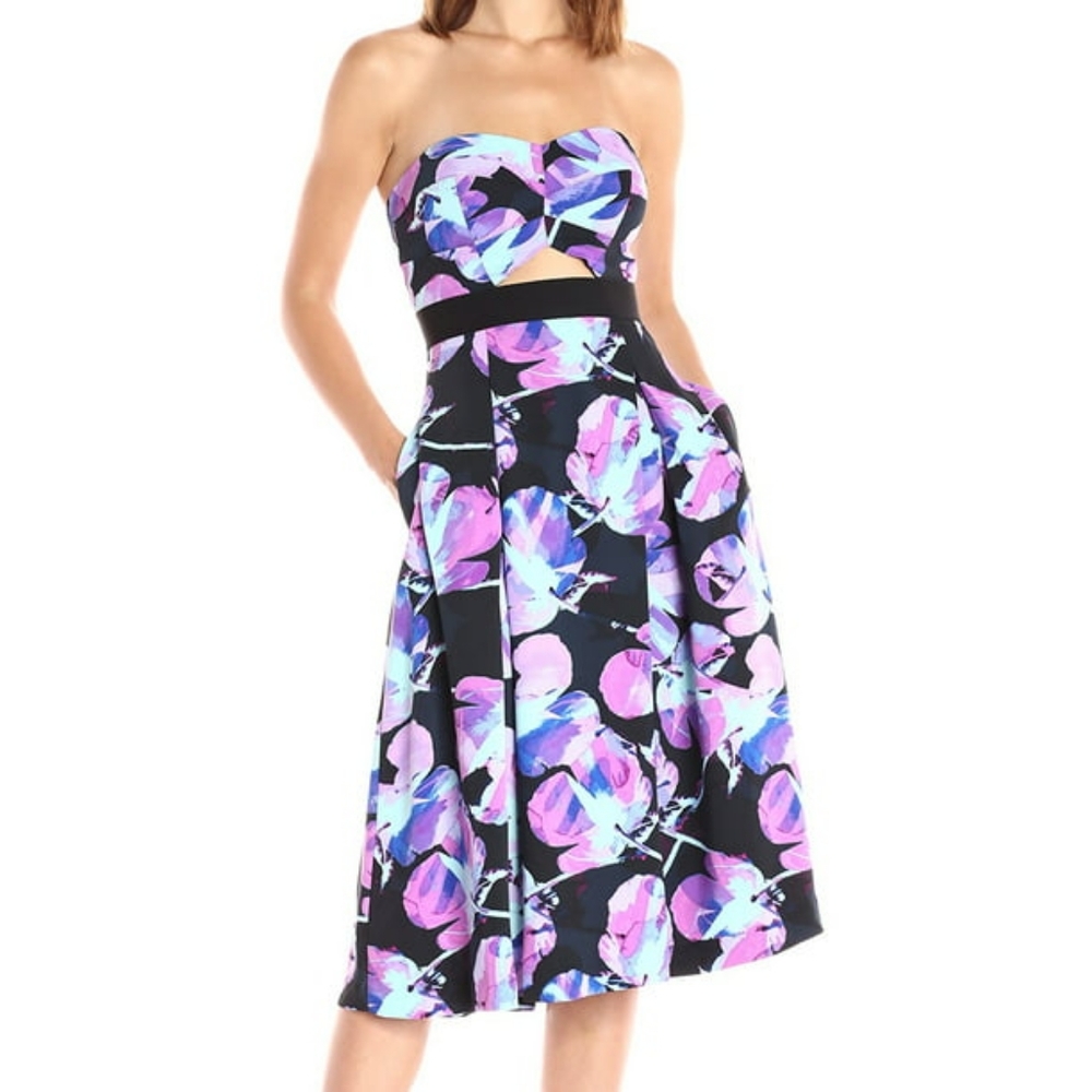 Rachel Roy Floral Dress 0 NWT